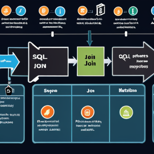 Home 11 **
"A visually appealing infographic demonstrating SQL JOIN operations. Use icons representing tables, arrows showing data flow, and Arabic text labels explaining INNER JOIN, LEFT JOIN, RIGHT JOIN. The overall aesthetic should be modern and data-driven."
**