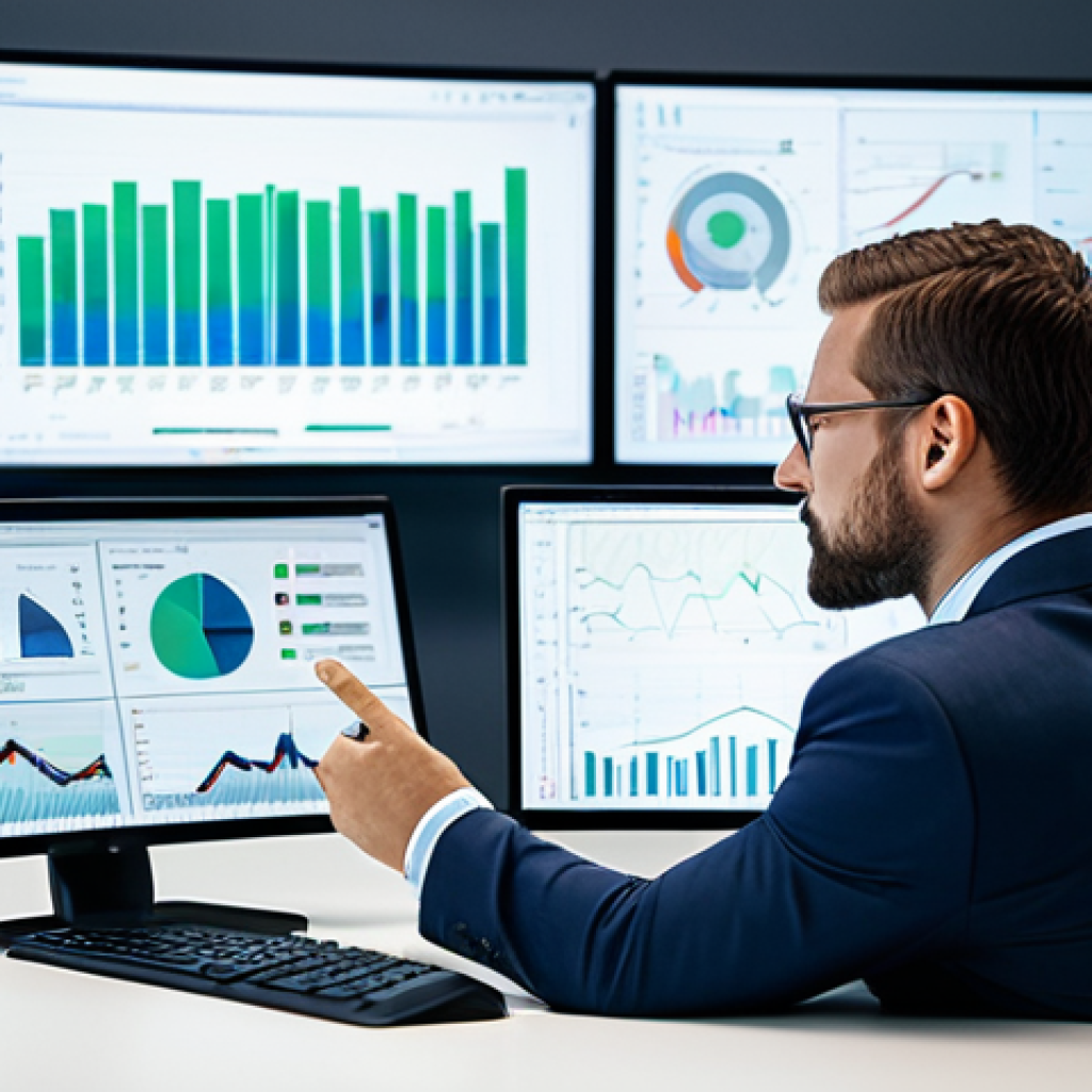 A focused male professional, aged 30s, in a crisp, modest business suit, sitting at a sleek desk in a modern, well-lit data analysis center. He is deeply engaged with multiple high-resolution monitors displaying complex data visualizations and information architecture diagrams, symbolizing intricate problem-solving and critical thinking. The environment is clean, minimalist, and technologically advanced. The pose is natural and contemplative, emphasizing intellectual effort. He is fully clothed, appropriate attire, professional dress, safe for work, appropriate content, perfect anatomy, correct proportions, natural pose, well-formed hands, proper finger count, natural body proportions, professional photography, high quality.