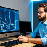 A professional software engineer, fully clothed in a modest business casual shirt and trousers, sitting at a modern desk in a well-lit office. The screens display abstract, glowing visualizations of complex data structures like binary trees and network graphs, alongside elegant lines of code, representing problem-solving and algorithmic thinking. The environment is clean and organized, fostering innovation. The engineer is captured in a natural, thoughtful pose, engaged with the work. High-resolution, professional photography, perfect anatomy, correct proportions, natural body proportions, well-formed hands, proper finger count, appropriate attire, safe for work, appropriate content, professional, family-friendly.
