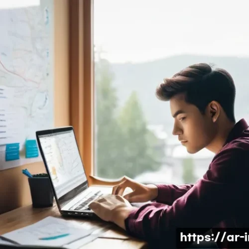 Home 24 정보처리 실기 시험을 단기간에 준비하는 방법 - **Prompt:** A focused young adult, gender-neutral, wearing casual yet modest attire such as a long-s...